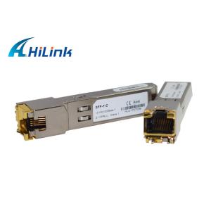 China distância de transmissão do módulo rj45 100 do transceptor de SFP do cobre de 10/100/1000base SFP-T supplier