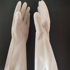 Durable White Nitrile Glove 13 Mil 320CM Kitchen Gloves For Washing Dishes