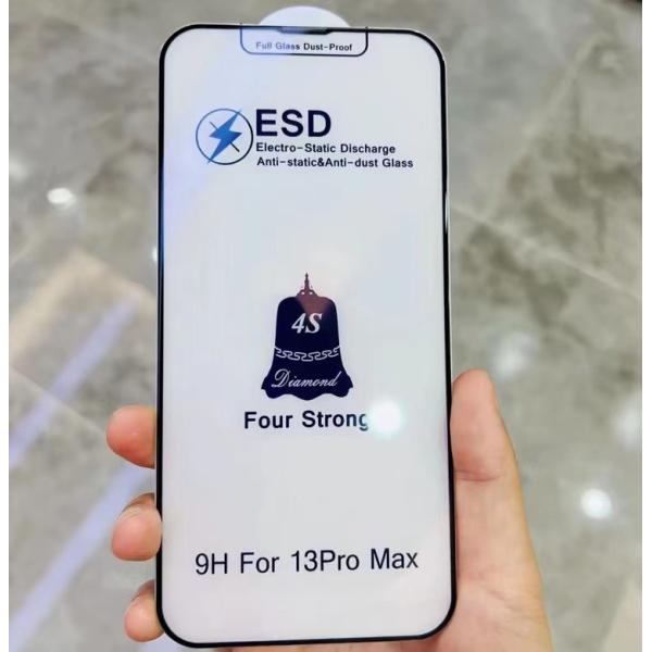 China HD Glass ESD Screen Protector Antic Dust Iphone 13 Pro Screen Protector wholesale