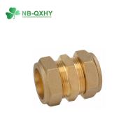 China OEM Female / Male Thread Brass Fitting Water Pipe Coupling 20mm on sale