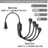 China 1〜4 NEMA 1-15P フラットプラグ パワースプリッタ - 空間節約 125V 15A マルチ・アウトレット拡張子 wholesale
