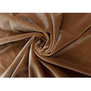 320GSM Micro Velvet Fabric / 92% Polyester Velvet Fabric for Home Textile Bronze