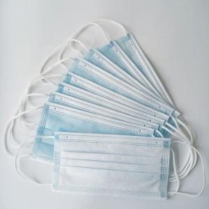 3 Ply Surgical Disposable Protective Face Mask Anti Droplets With Earloop