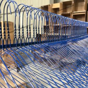 China 16inch 14.5 Gauge Hangers Dry Cleaners Disposable  Blue Color supplier