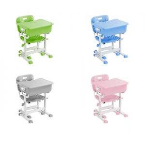 China Children/Kids Plastic Desk and Chair Set for School Study ISO9001 ISO14001 Certified supplier