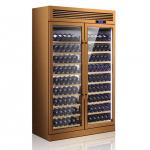 Full 304 200 Bottles Stainless Steel Wine Fridge Commercial Cooler Cabinet