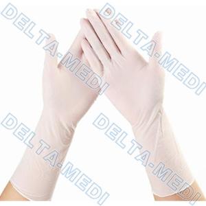 China L dedo do tamanho Textured luvas do exame do látex para o laboratório supplier