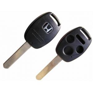 silvery design automotive honda replacement keys shell with high rigidity