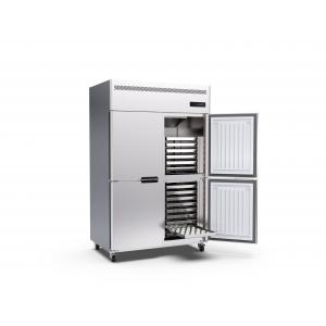 China 30 Trays 220v Commercial Upright Freezer Stainless Steel Upright Chiller 4 Door supplier