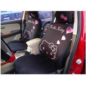 10pcs car seat cover hello kitty auto car cushion black color car supplies