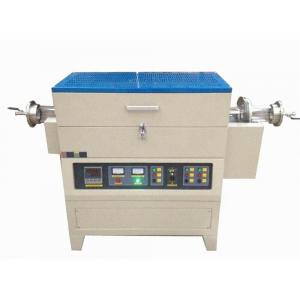 China OD80mm 1100C Quartz High Temperature Tube Furnace Vacuum Nitrogen Gas Oven supplier