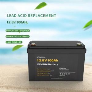 China OEM ODM 12 Volt Deep Cycle Rechargeable Battery 100AH LiFePO4 Battery supplier