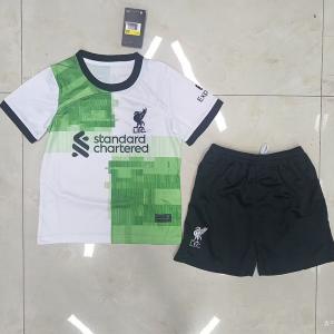China Jacquard White Green Jersey OEM ODM Customize Football Shirts supplier