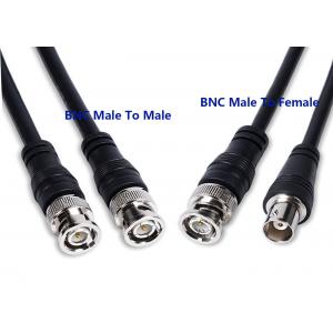 China Black BNC Male To Male RF59 Cable Wiring Harness supplier