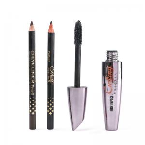 MSDS Smudge Free Waterproof  Eyeliner Mascara 2 In 1 For Daily Life