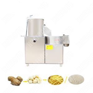 Industrial Automatic French Fries Sweet Potato Chips Peeler Slicer Washing Making Machine Price