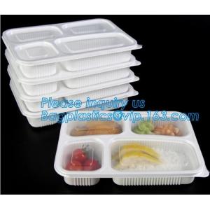 China Airtight Plastic Storage Food Freshness Preservation Container Disposable plastic storage box,bpa free stackable take aw supplier