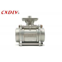 China CF8M 1000wog Hydraulic BSPT 1 2 Inch Threaded Ball Valve Price Stainless Steel on sale