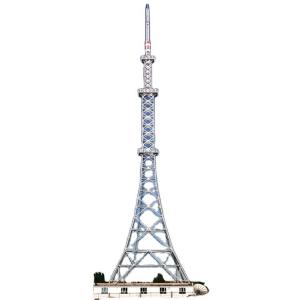 China 100m CDMA Mobile Communication Tower Hot Dip Galvanized With Brackets supplier