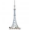 100m CDMA Mobile Communication Tower Hot Dip Galvanized With Brackets