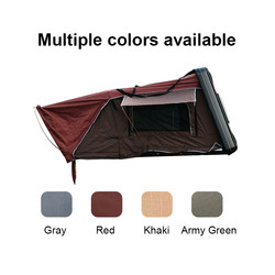 ABS Fold Out Car Roof Tent 2000mm Waterproof Aluminum Frame