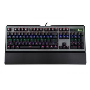 China Ergonomic RGB Mechanical Keyboard With palm-rest and multimedia Function For Gaming supplier