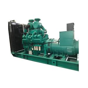 China Diesel Fuel Open Type Diesel Generator 1250KVA 1000KW Rated Power Cummins KTA38-G9 supplier