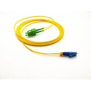 China 小型ブーツ繊維のSC/Apcの単一モードの二重G657A LSZHへの光学パッチ・コードLC/Upc wholesale