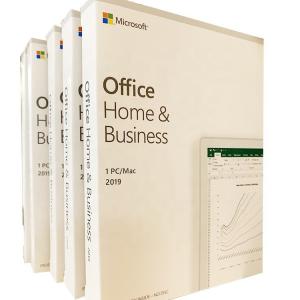 Microsoft Office 2019 Home & Business English Language Key 100% online activation Version Retail Box Office 2019 HB