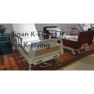 China Aluminum Alloy Guardrails 2 Function Hospital Bed Folding wholesale