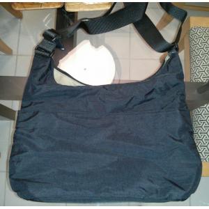 Black Nylon Shoulder Bag / Purse / Tote Bag
