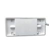 6W LED Surface Mounted Exit Sign with Two Square Heads and Lithium 3.7V 1800mAh Battery