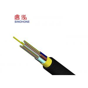 6 Core Bulk Single Mode Fiber Optic Cable Black Anti Electromagnetism