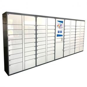 China 60Hz Steel Smart Parcel Delivery Locker Staff Office Small Self Pick Up Logistic 15.6 Inch supplier