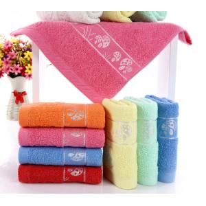China Cheap soft cotton terry towel face towel wholesale supplier