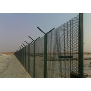 12.7x76.2mm Mesh Hole 358 Welded Mesh Security Fence For Airport  / Walkway
