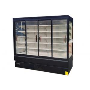China R290 Auto Defrost MultiDeck Cabinet With Sliding Glass Doors supplier