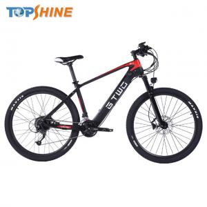 China Bafang Motor Hydraulic Mountain Bike Electric Mountain Cycle 27.5 Inch With Bluetooth MP3 Player supplier