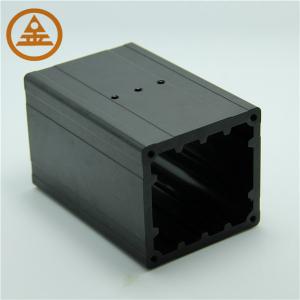 Black Aluminium Square Hollow Section Wear Resistant For Electronic Field