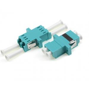 Lc To Lc Fiber Adapter OM3 Symmetry Type Plastic UPC APC LC Duplex Adapter