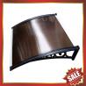 China Back frontal aluminium alloy awning canopy profile bar for DIY pc polycarbonate awning canopy for sales wholesale
