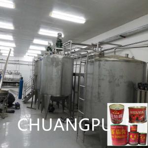 China Sachet 120g Package Size Tomato Sauce Production Line Stainless Steel Material supplier