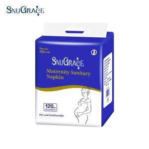 Maternity Cleaning Products SnuGrace Wingless Disposable Postpartum Pads Free Samples