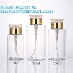 China Makeup Remover Bottle Cosmetic Packaging Nail Polish Sand Blast Atomizer Oil Pump Dispenser Plastic Bottle supplier