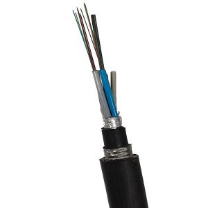 Single Mode GYTA53 12/48 Cores Doule Jacket Armored Fiber Optic Cable