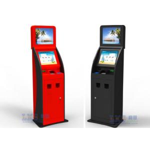 Cash , Credit Card and Checks Interactive Information Bank Self Service Kiosk