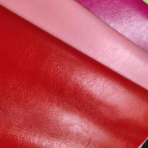 Oil Wax PVC Packaging Leather Non Woven 0.5mm Leather For Bag Purses