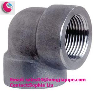 China 45deg o 90deg el ANSI B16.11 roscó el codo en China supplier