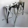 China Antique Mirrored Console Table Geometry Design 112 * 40 * 76cm Size wholesale