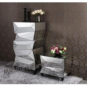 Fashionable Mirror Furniture Set Decorative Full Flower Mirror Stand